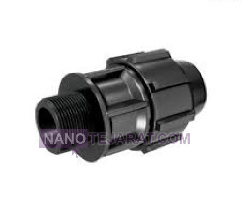 Male Threaded Polyethylene Adaptor Size 63x2 Male Threaded Polyethylene Adaptor Size 63x2